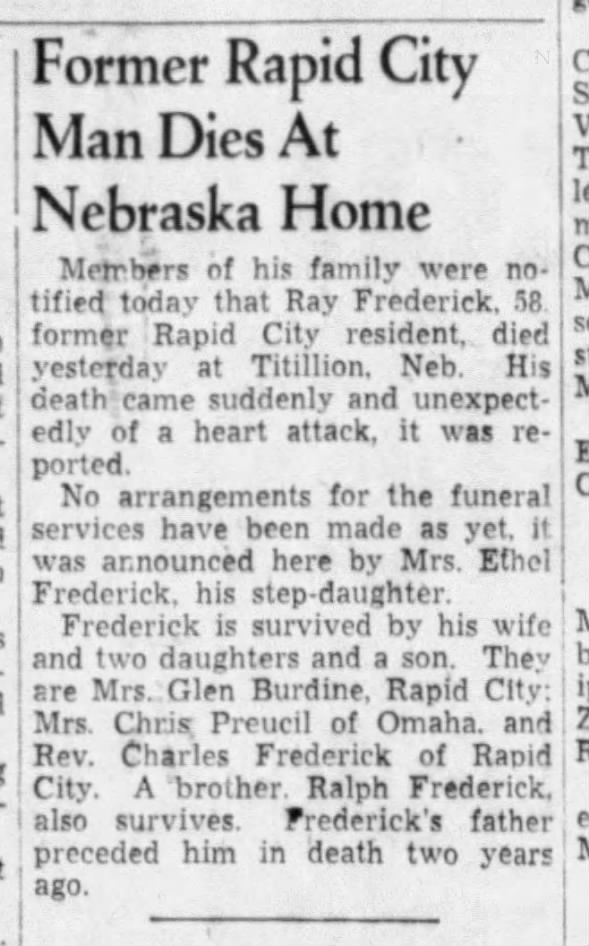 Clipping from Rapid City Journal